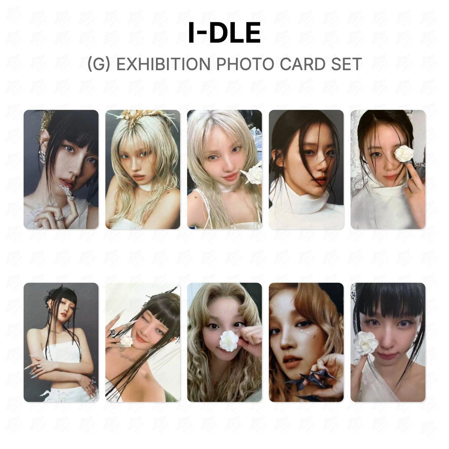 I-DLE (G) EXHIBITION PHOTO CARD SET Official Photocard