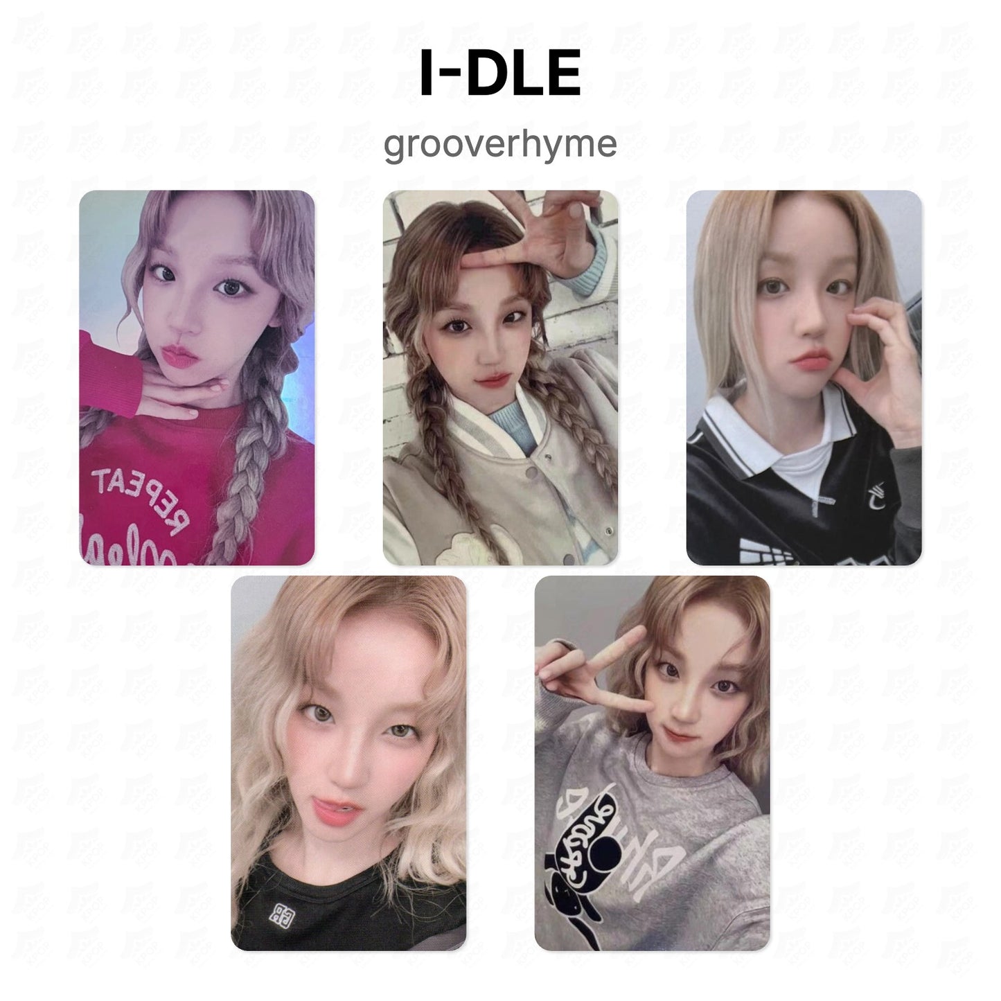 I-DLE grooverhyme Official Photocard