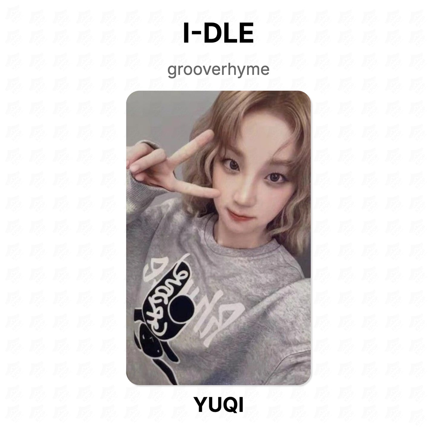 I-DLE grooverhyme Official Photocard