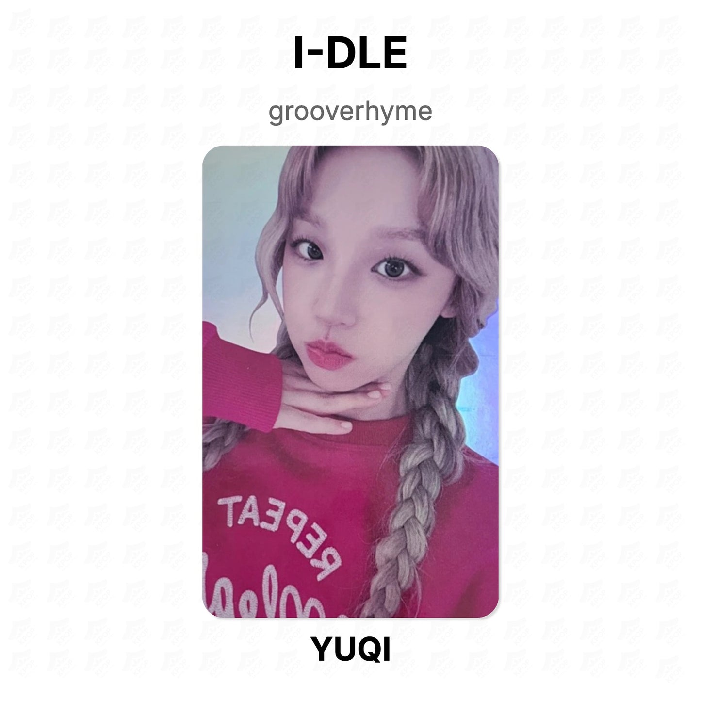 I-DLE grooverhyme Official Photocard
