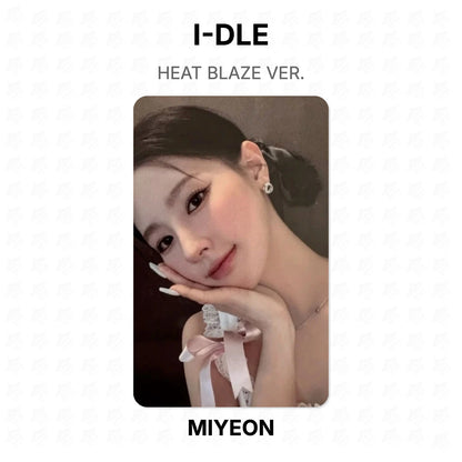 I-DLE HEAT BLAZE VER. Official Photocard