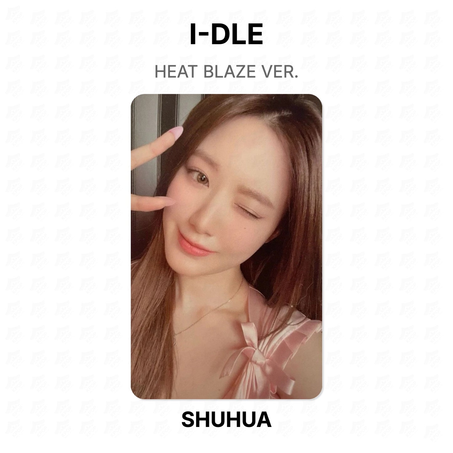 I-DLE HEAT BLAZE VER. Official Photocard