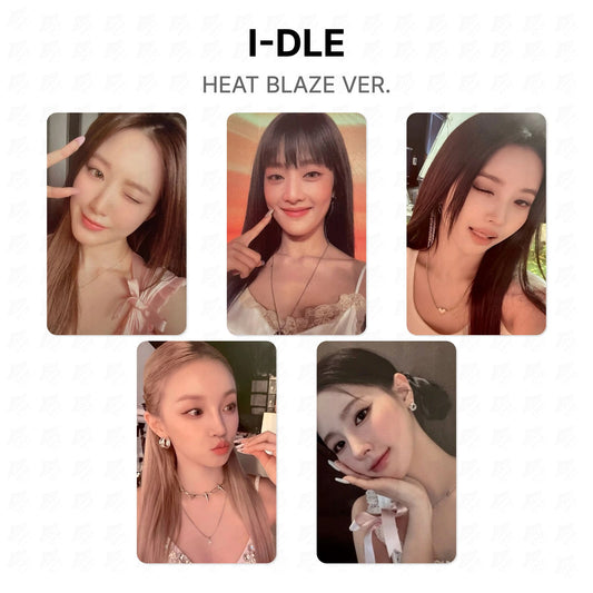 I-DLE HEAT BLAZE VER. Official Photocard