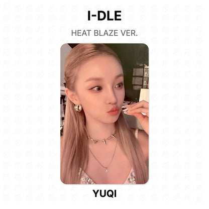 I-DLE HEAT BLAZE VER. Official Photocard