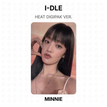 I-DLE HEAT DIGIPAK VER. Official Photocard
