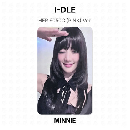 I-DLE HER 6050C (PINK) Ver. Official Photocard