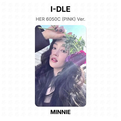 I-DLE HER 6050C (PINK) Ver. Official Photocard