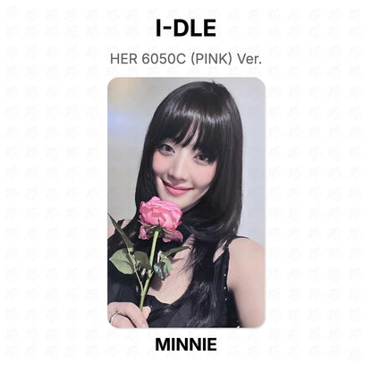 I-DLE HER 6050C (PINK) Ver. Official Photocard