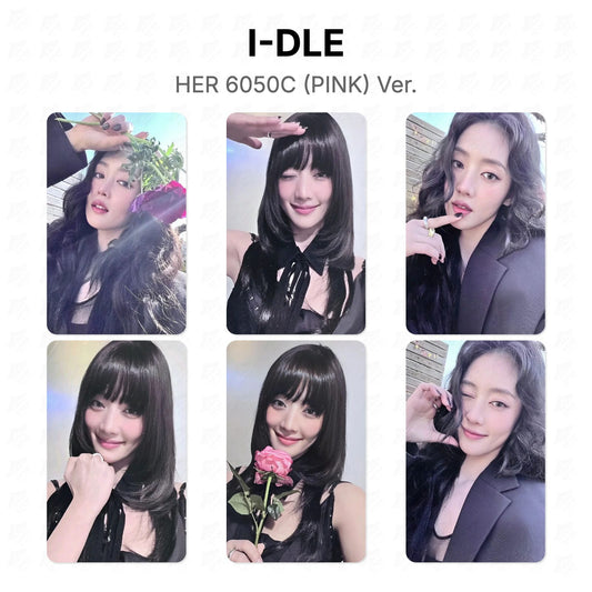 I-DLE HER 6050C (PINK) Ver. Official Photocard