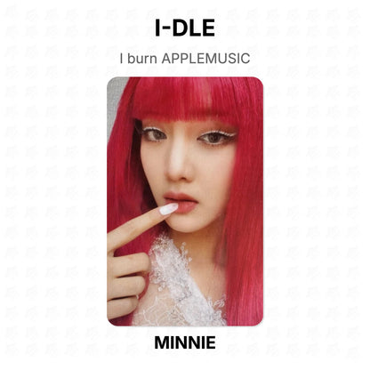 I-DLE I burn APPLEMUSIC Official Photocard