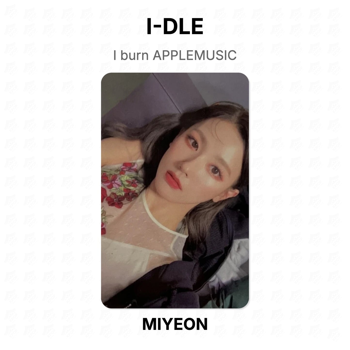 I-DLE I burn APPLEMUSIC Official Photocard