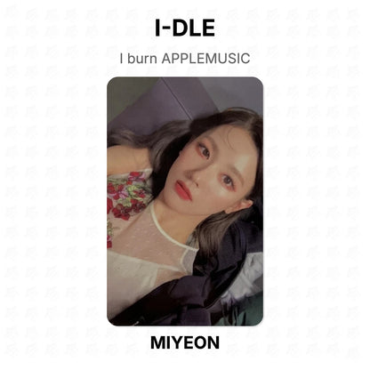 I-DLE I burn APPLEMUSIC Official Photocard