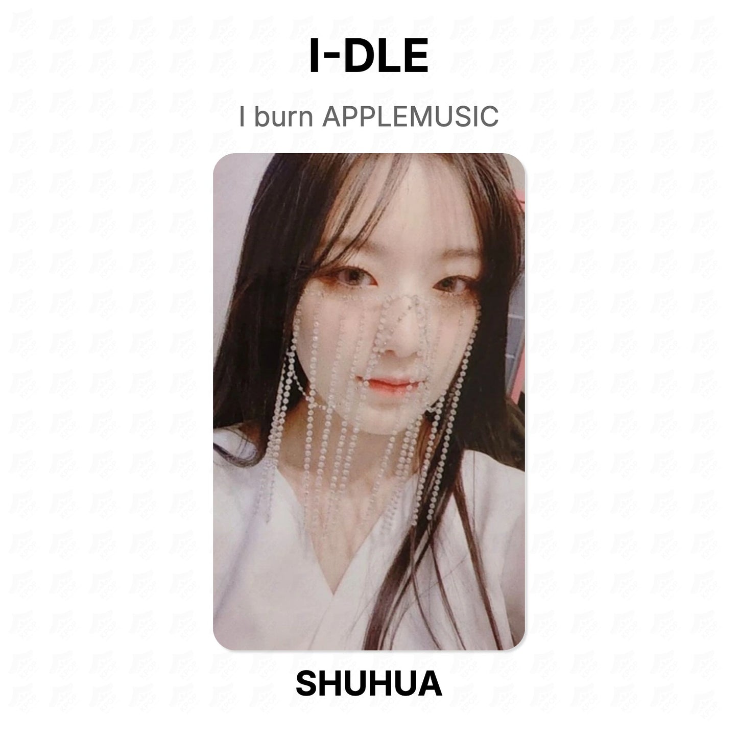 I-DLE I burn APPLEMUSIC Official Photocard