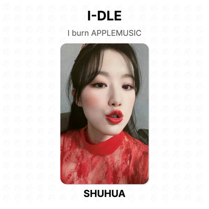 I-DLE I burn APPLEMUSIC Official Photocard