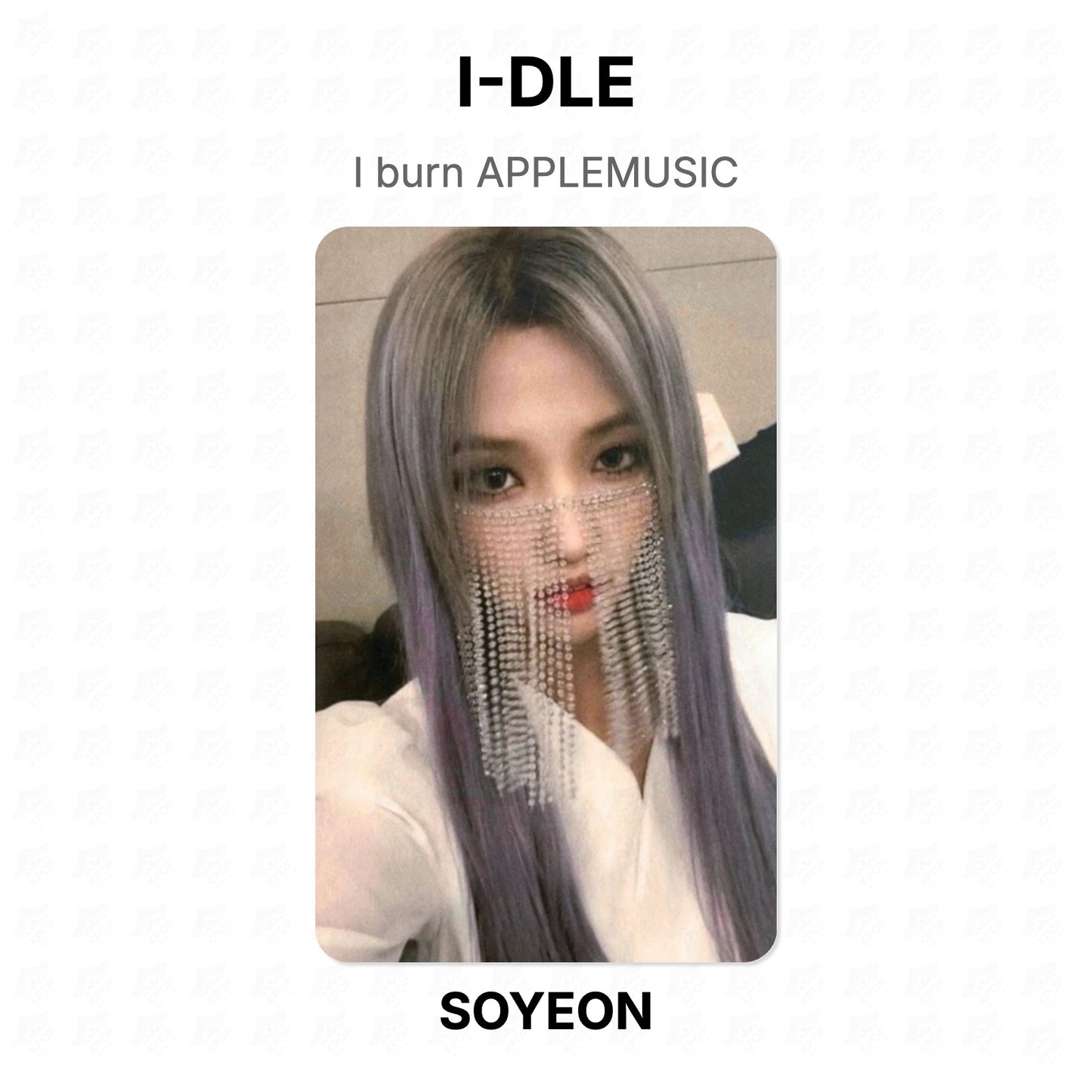 I-DLE I burn APPLEMUSIC Official Photocard