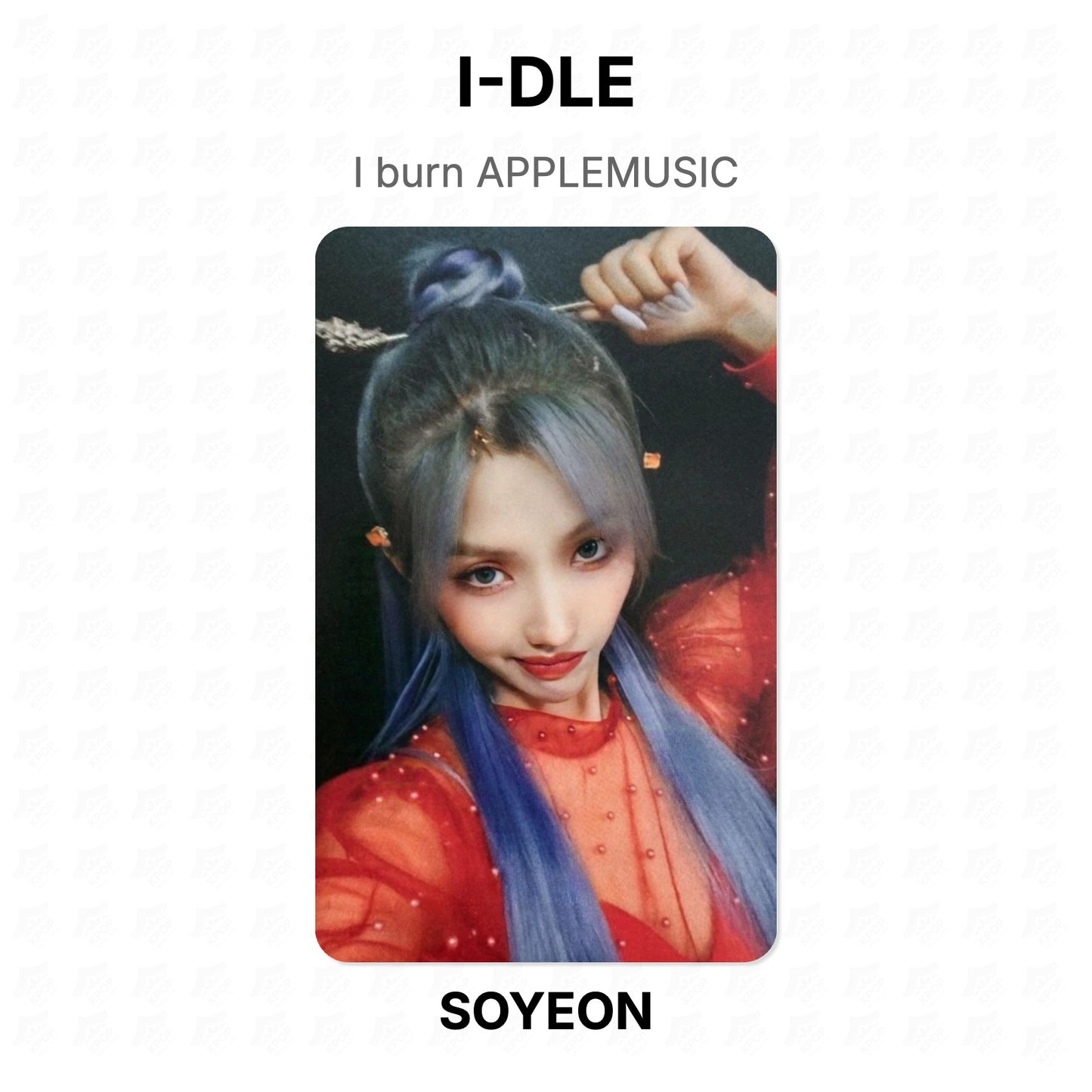 I-DLE I burn APPLEMUSIC Official Photocard