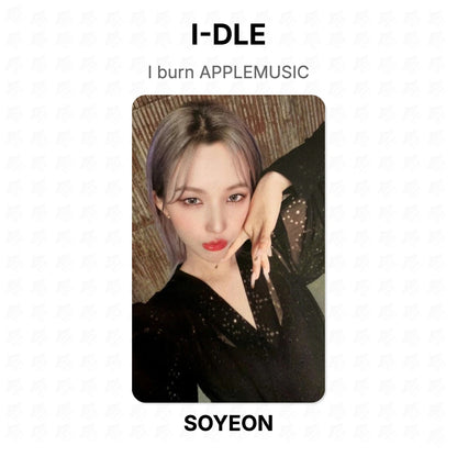 I-DLE I burn APPLEMUSIC Official Photocard