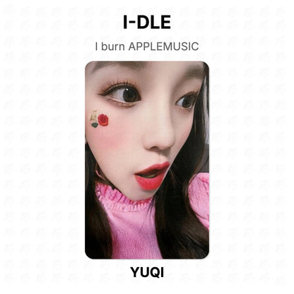 I-DLE I burn APPLEMUSIC Official Photocard