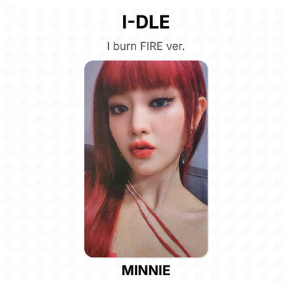 I-DLE I burn FIRE ver. Official Photocard