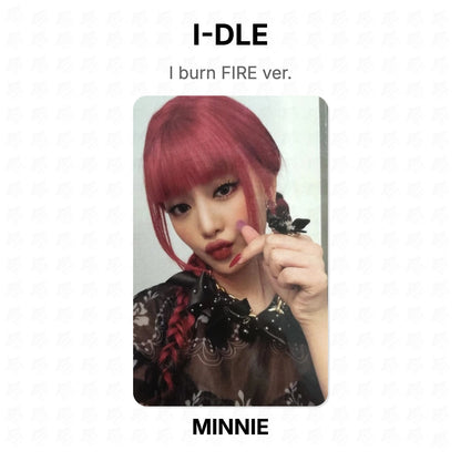I-DLE I burn FIRE ver. Official Photocard