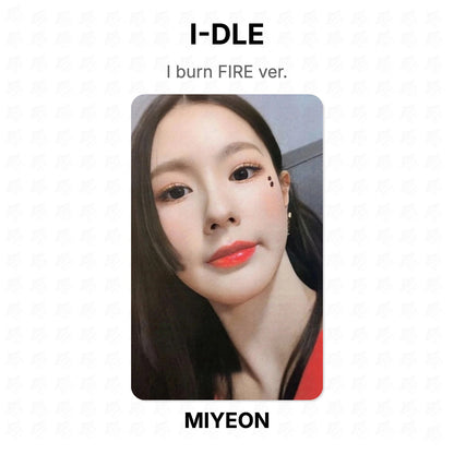 I-DLE I burn FIRE ver. Official Photocard