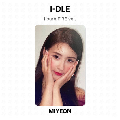 I-DLE I burn FIRE ver. Official Photocard