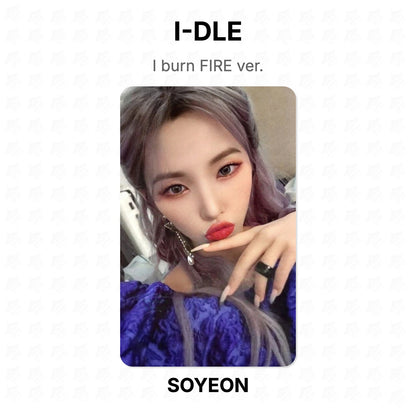 I-DLE I burn FIRE ver. Official Photocard