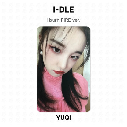 I-DLE I burn FIRE ver. Official Photocard