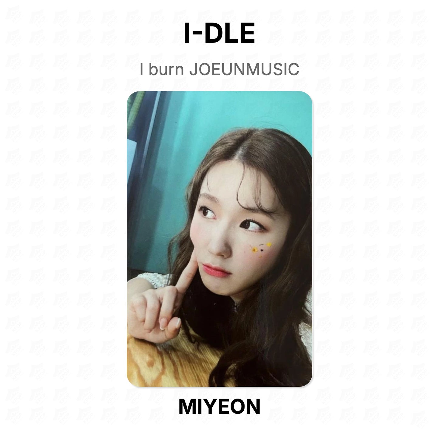 I-DLE I burn JOEUNMUSIC Official Photocard
