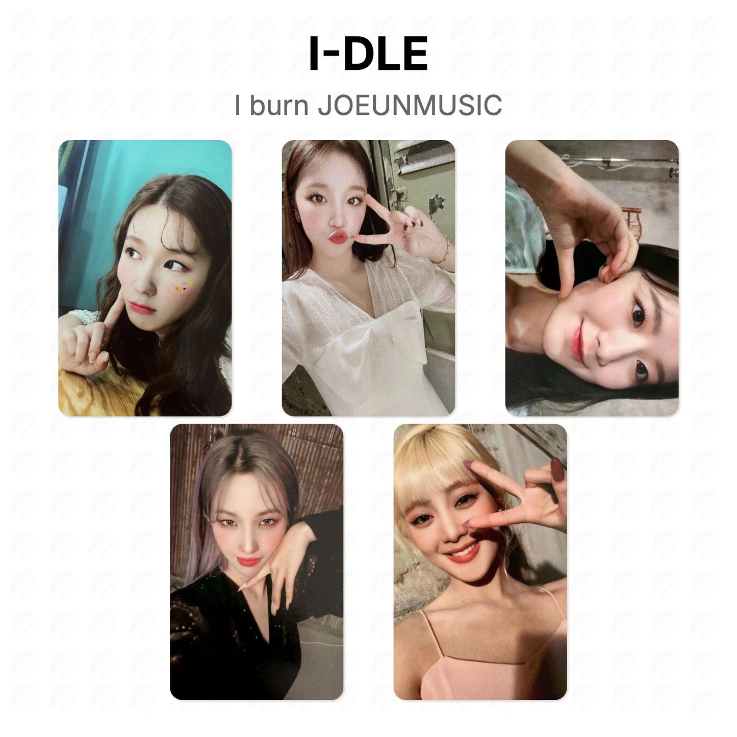 I-DLE I burn JOEUNMUSIC Official Photocard