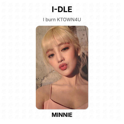 I-DLE I burn KTOWN4U Official Photocard