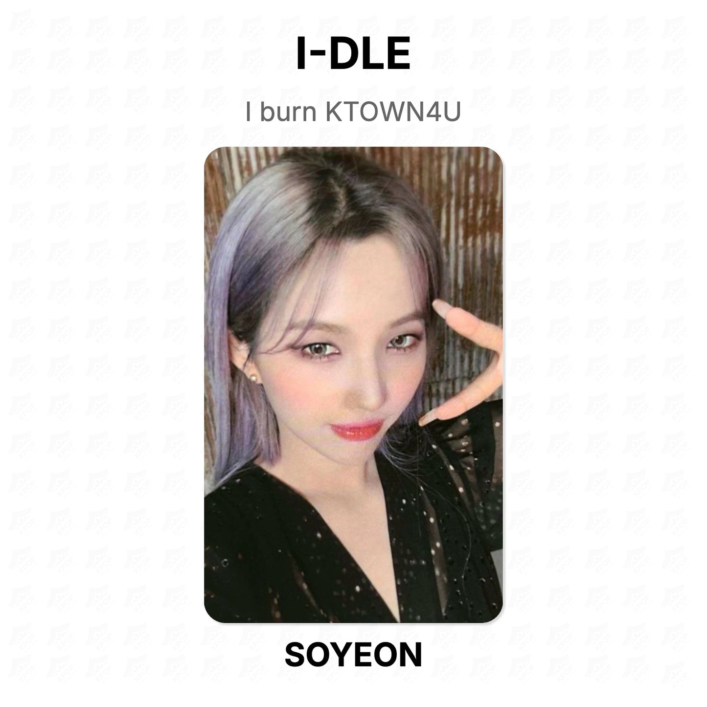 I-DLE I burn KTOWN4U Official Photocard