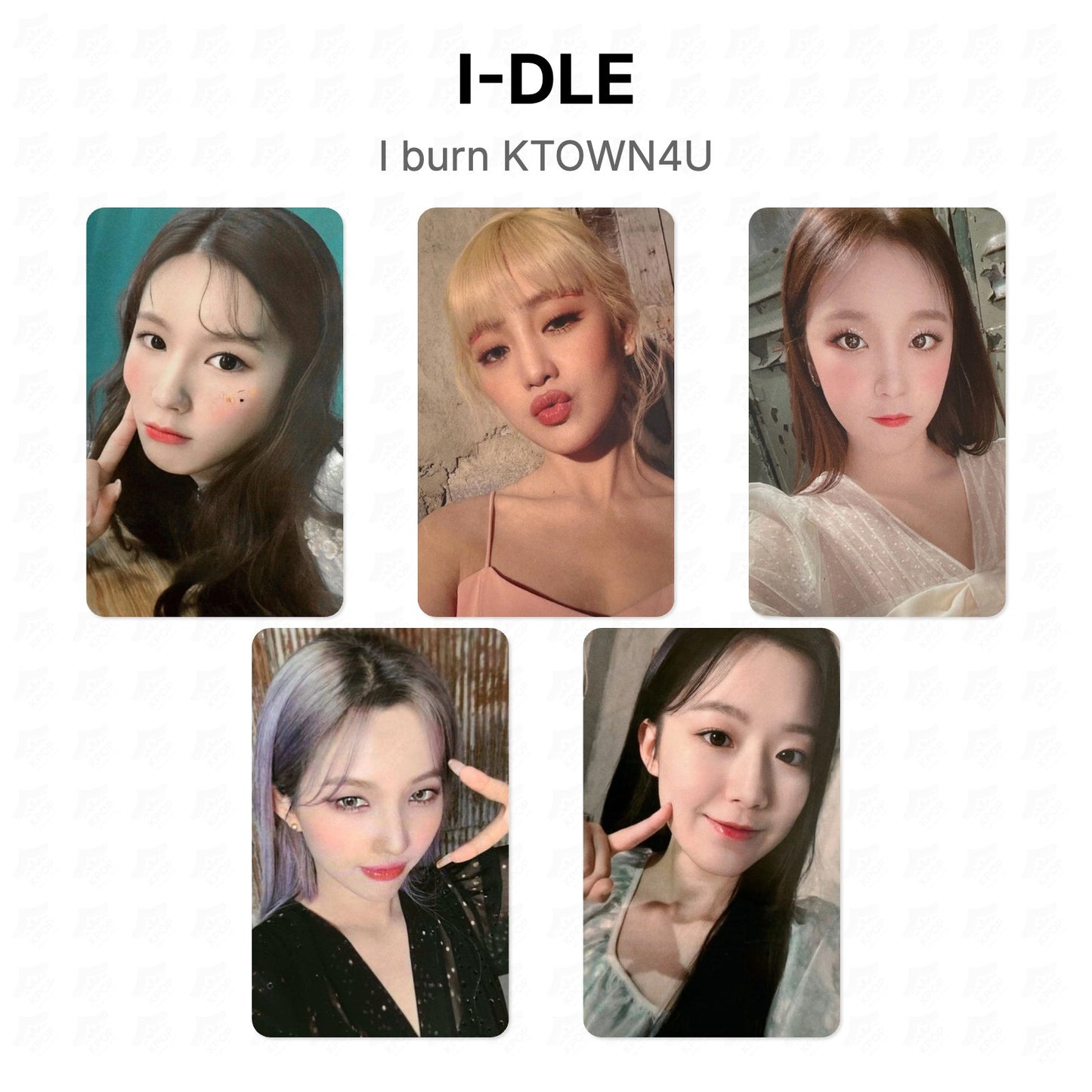 I-DLE I burn KTOWN4U Official Photocard