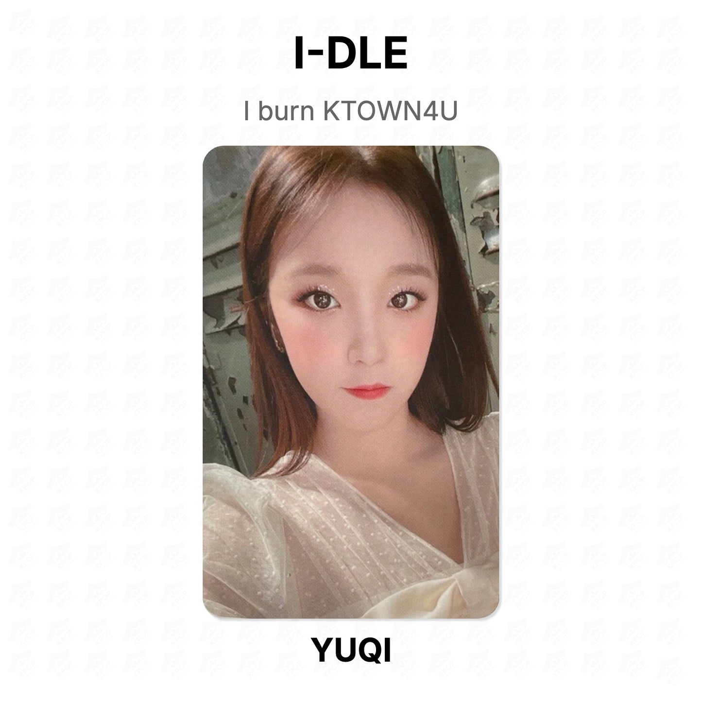 I-DLE I burn KTOWN4U Official Photocard