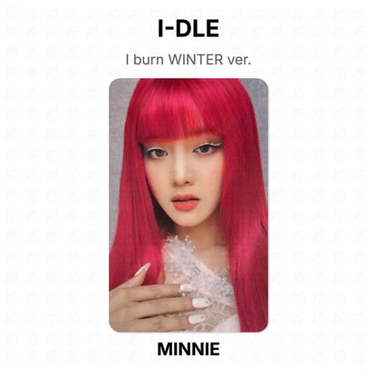 I-DLE I burn WINTER ver. Official Photocard