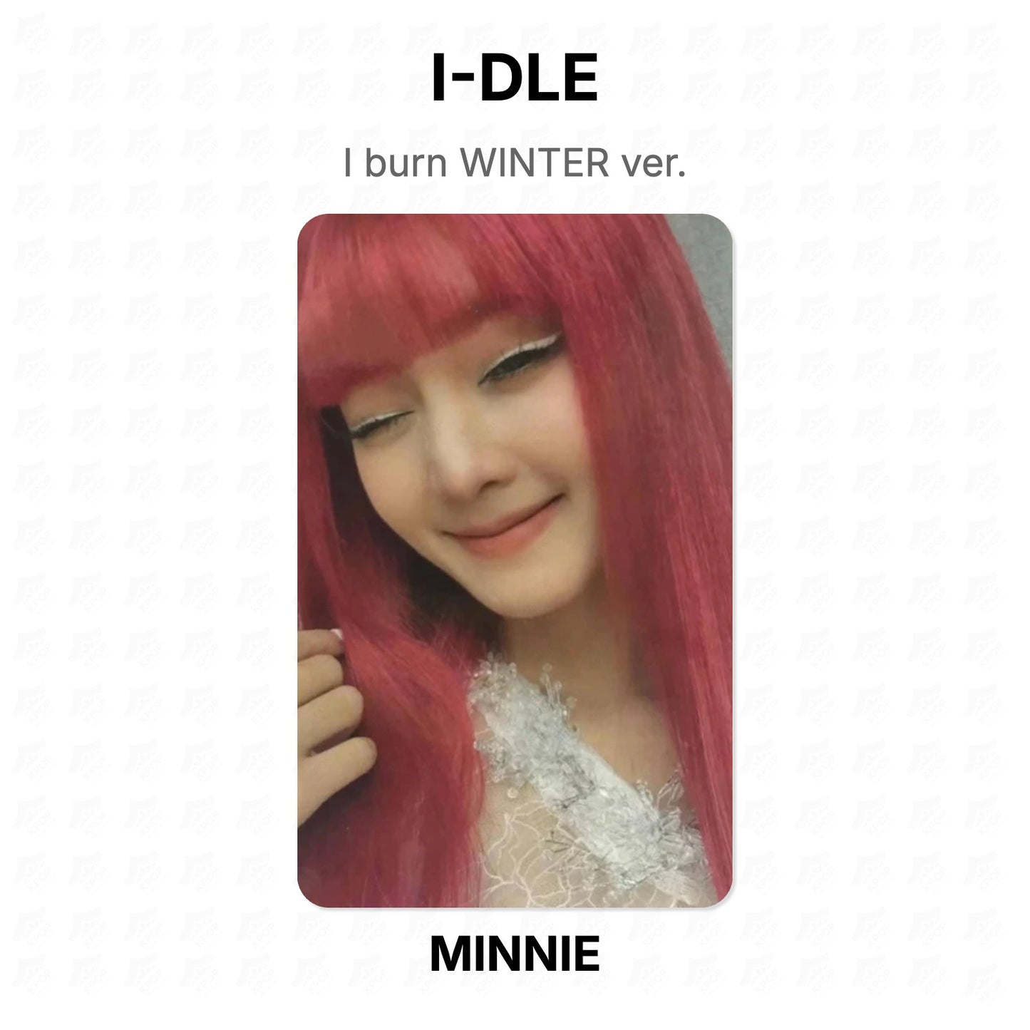 I-DLE I burn WINTER ver. Official Photocard