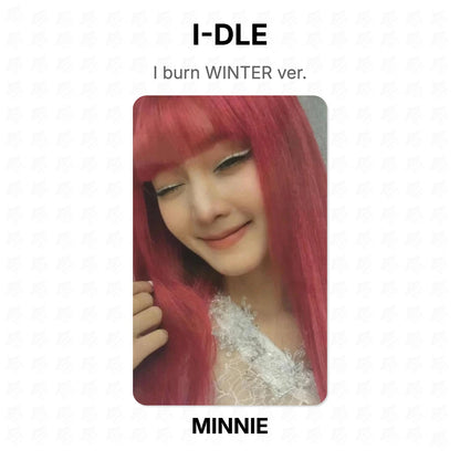 I-DLE I burn WINTER ver. Official Photocard