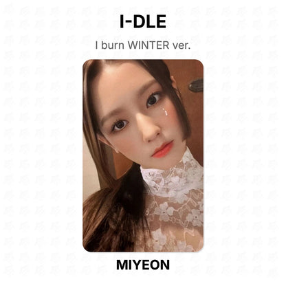 I-DLE I burn WINTER ver. Official Photocard
