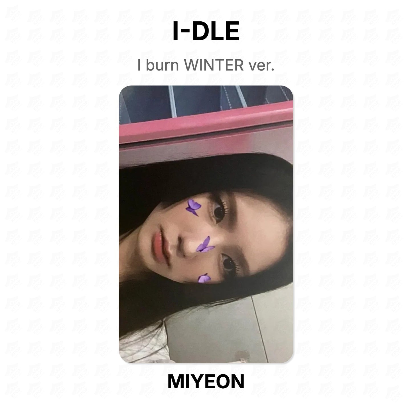 I-DLE I burn WINTER ver. Official Photocard