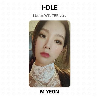 I-DLE I burn WINTER ver. Official Photocard