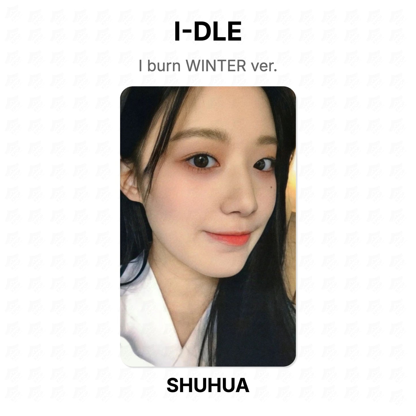 I-DLE I burn WINTER ver. Official Photocard