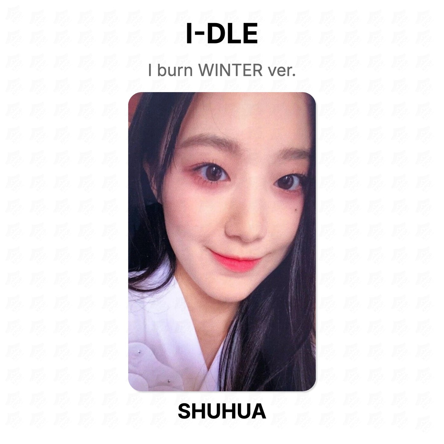 I-DLE I burn WINTER ver. Official Photocard
