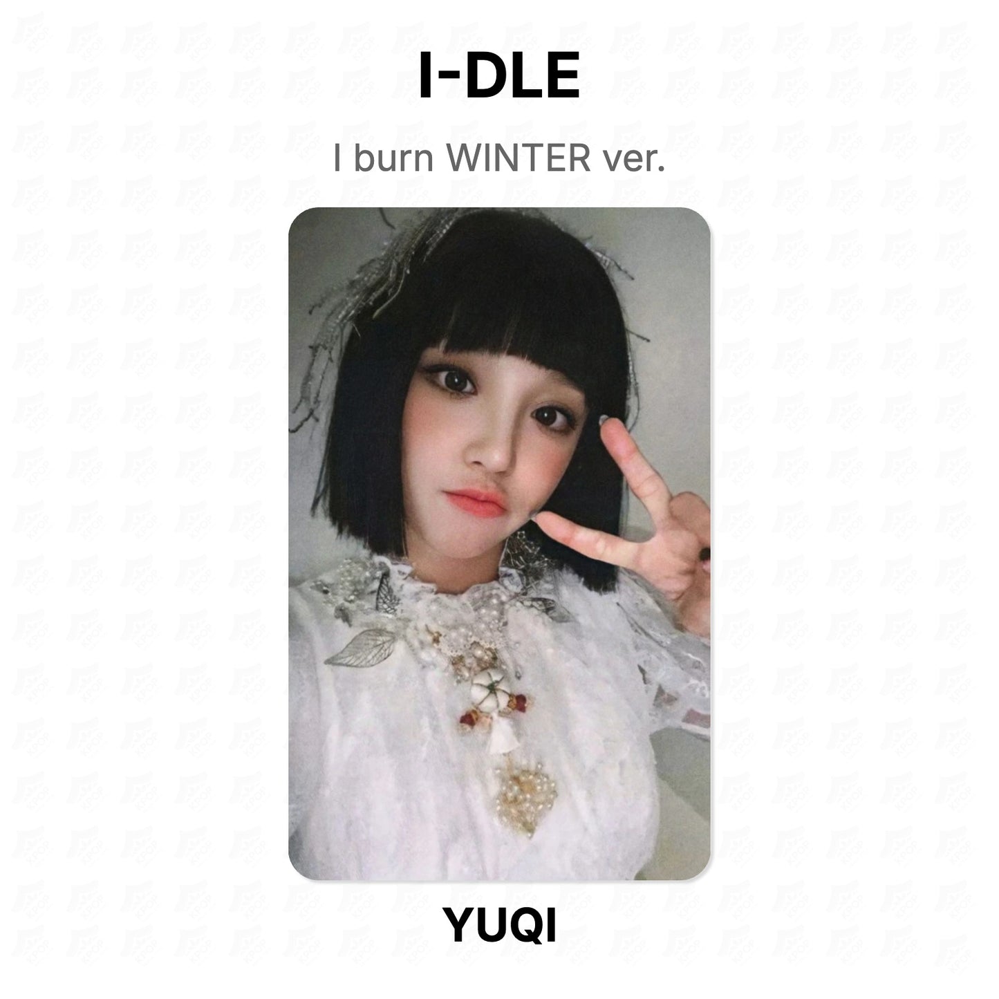I-DLE I burn WINTER ver. Official Photocard