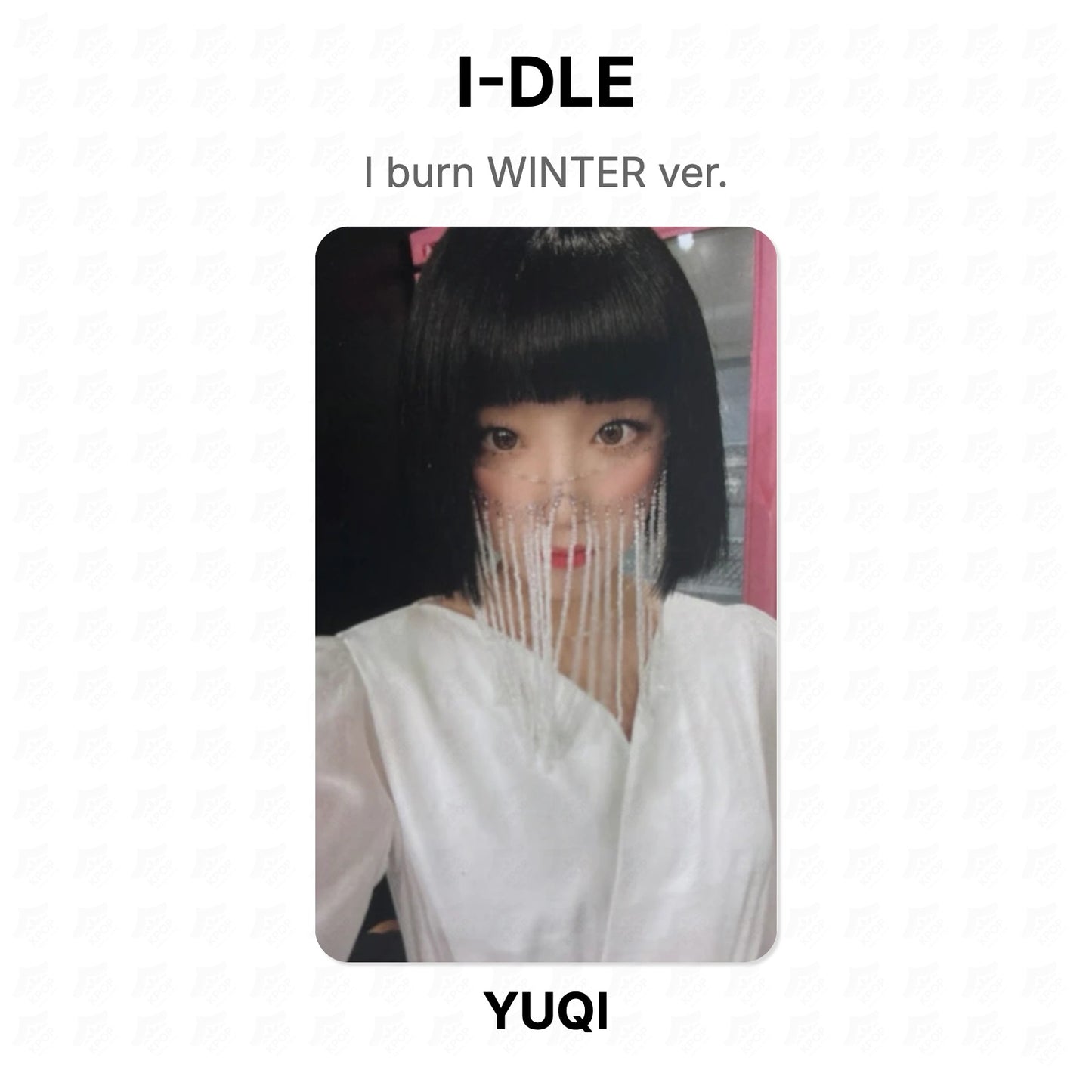 I-DLE I burn WINTER ver. Official Photocard
