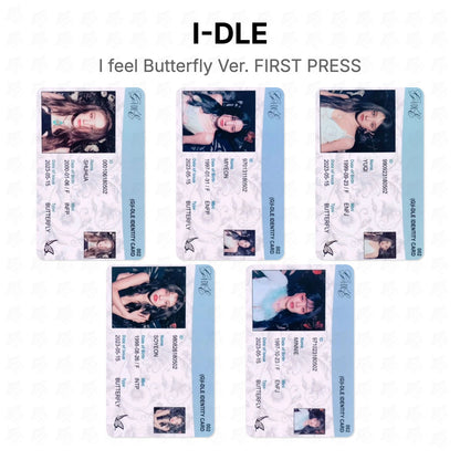 I-DLE I feel Butterfly Ver. FIRST PRESS Official Photocard