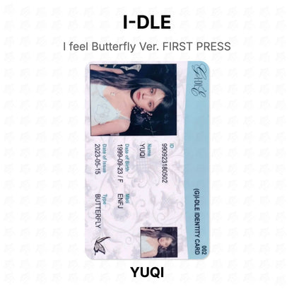I-DLE I feel Butterfly Ver. FIRST PRESS Official Photocard