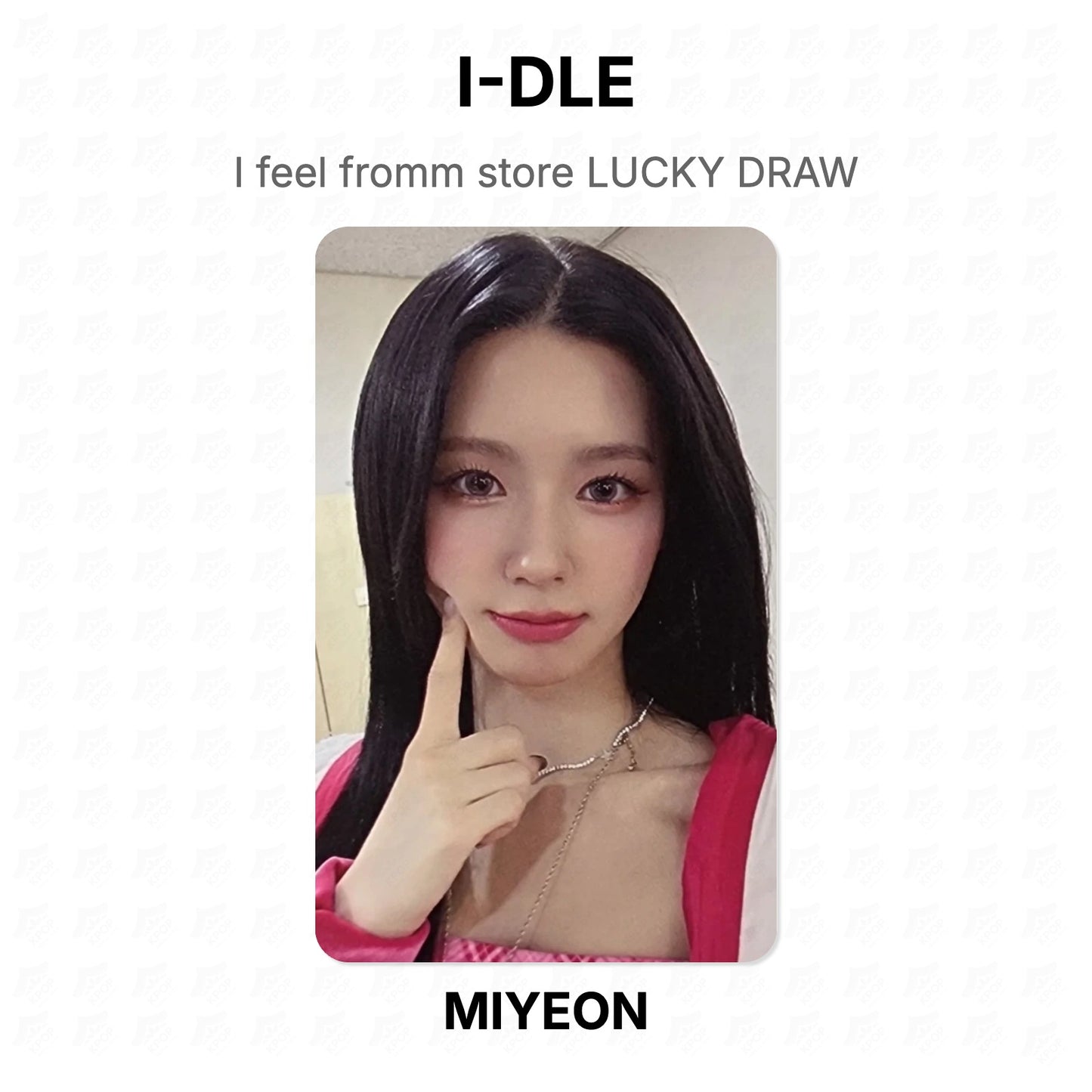 I-DLE I feel fromm store LUCKY DRAW Official Photocard