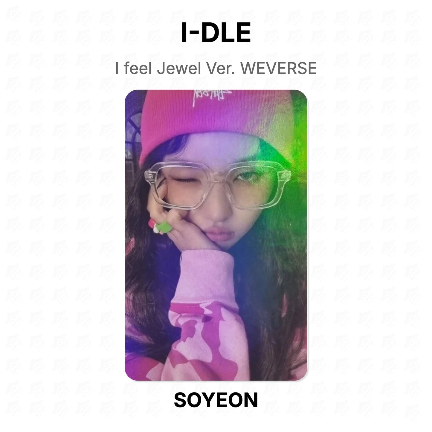 I-DLE I feel Jewel Ver. WEVERSE Official Photocard