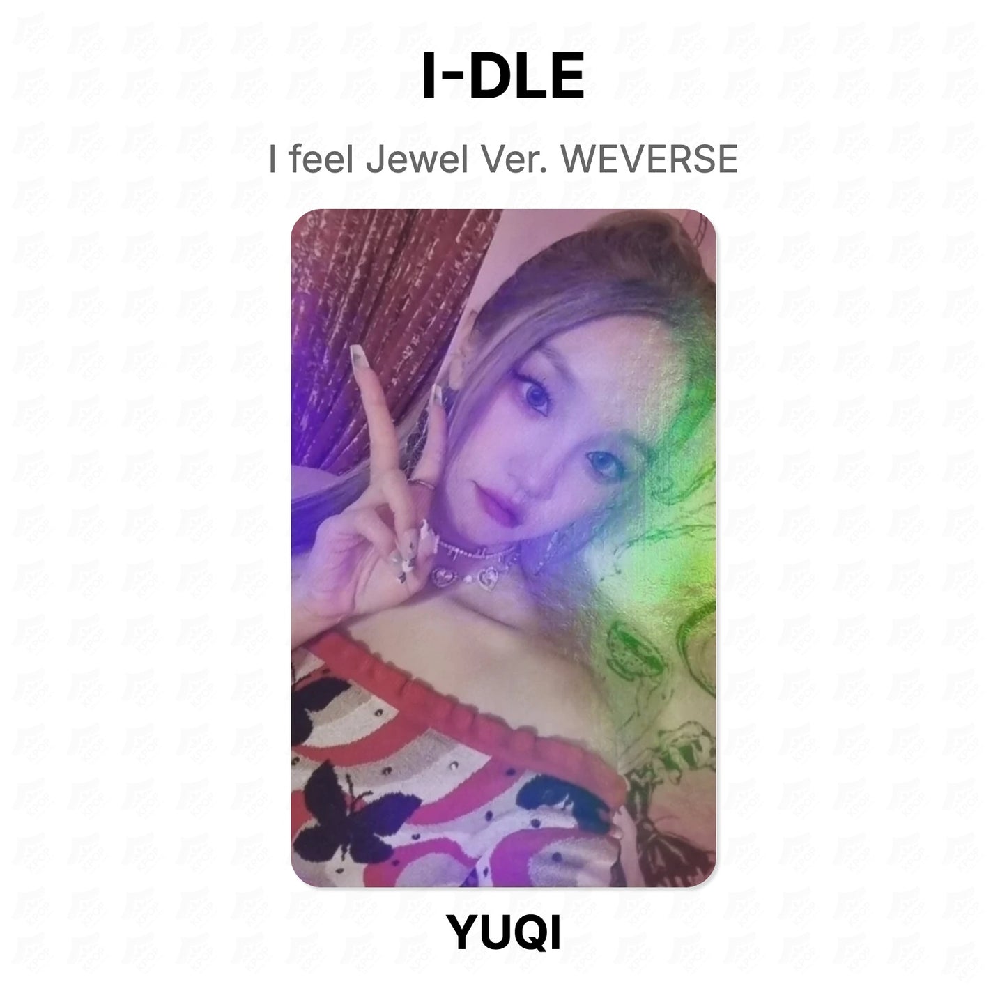 I-DLE I feel Jewel Ver. WEVERSE Official Photocard