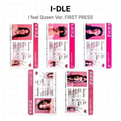 I-DLE I feel Queen Ver. FIRST PRESS Official Photocard